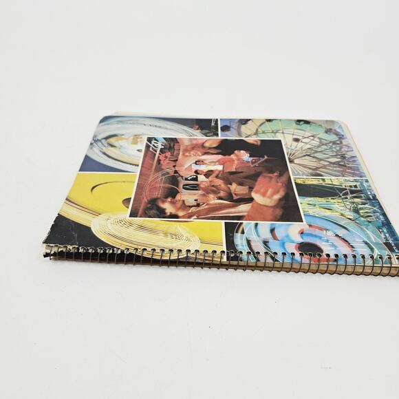 Vintage 1970's Rock & Rollin’ Spiral Ferris Wheel Theme Notebook By Norcom - Picture 3 of 12